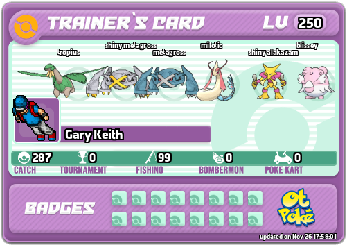 Gary Keith Card otPokemon.com