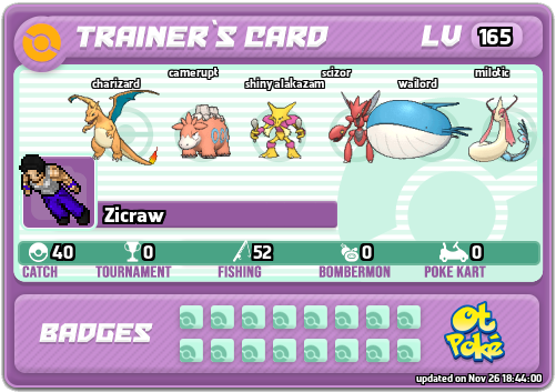 Zicraw Card otPokemon.com