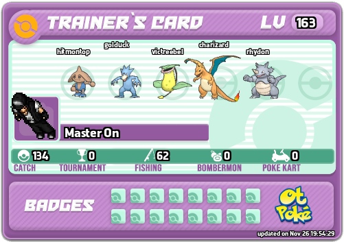 Master On Card otPokemon.com