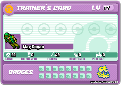 Mag Dogao Card otPokemon.com