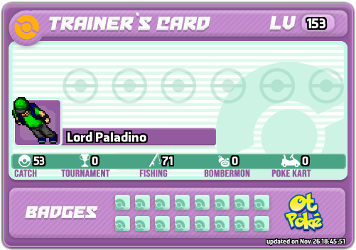 Lord Paladino Card otPokemon.com