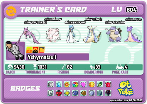 Yshymatsu I Card otPokemon.com