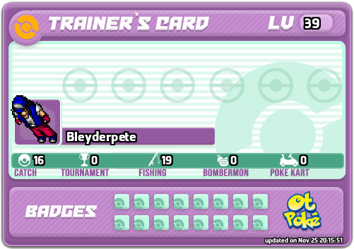 Bleyderpete Card otPokemon.com