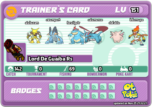 Lord De Guaiba Rs Card otPokemon.com