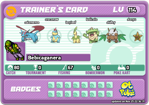 Bebicaganera Card otPokemon.com