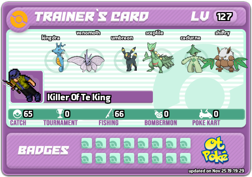 Killer Of Te King Card otPokemon.com