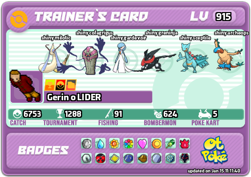 Gerin o LIDER Card otPokemon.com