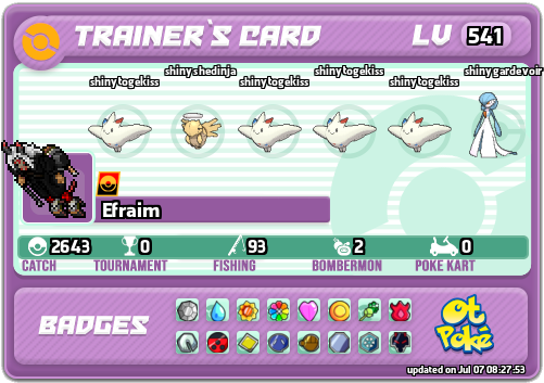 Efraim Card otPokemon.com