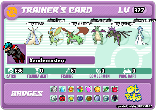 Xandemasterr Card otPokemon.com