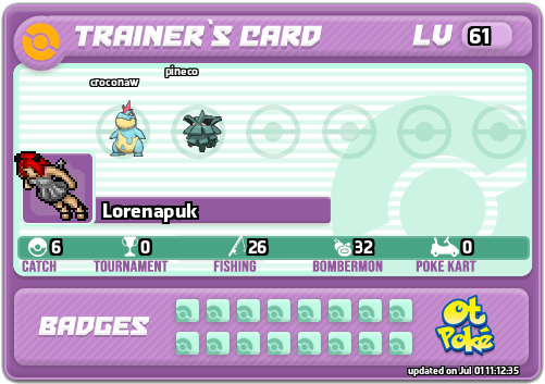 Lorenapuk Card otPokemon.com