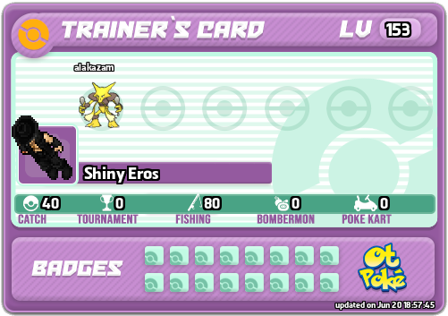 Shiny Eros Card otPokemon.com