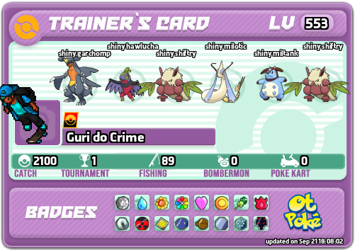 Guri do Crime Card otPokemon.com