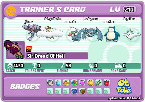 Sir Dread Of Hell Card otPokemon.com
