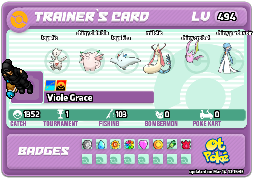 Viole Grace Card otPokemon.com