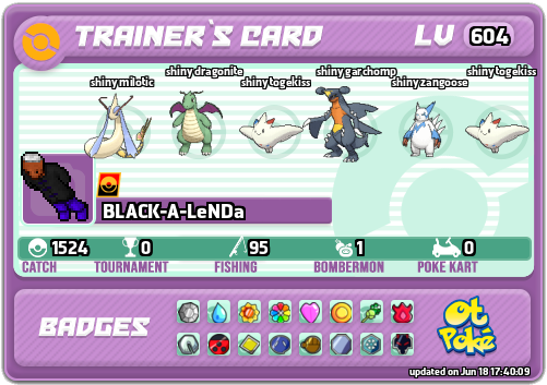 BLACK-A-LeNDa Card otPokemon.com