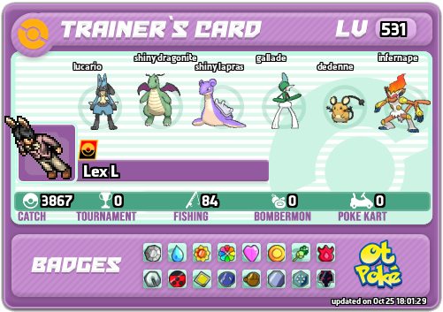 Lex L Card otPokemon.com