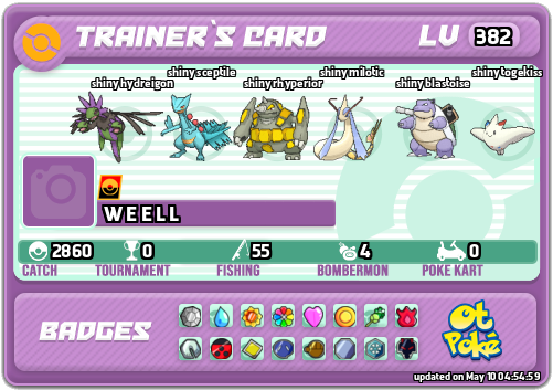 W E E L L Card otPokemon.com