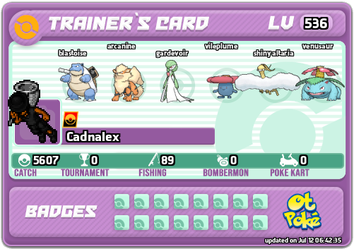 Cadnalex Card otPokemon.com