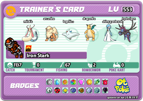 Iron Stark Card otPokemon.com