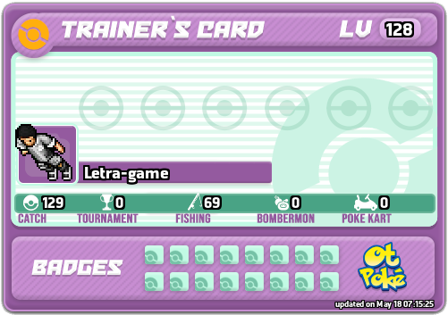 Letra-game Card otPokemon.com