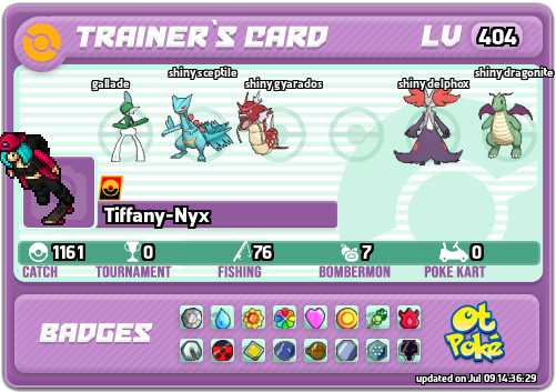 Tiffany-Nyx Card otPokemon.com