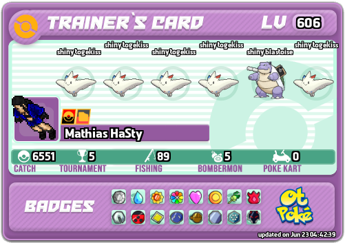 Mathias HaSty Card otPokemon.com