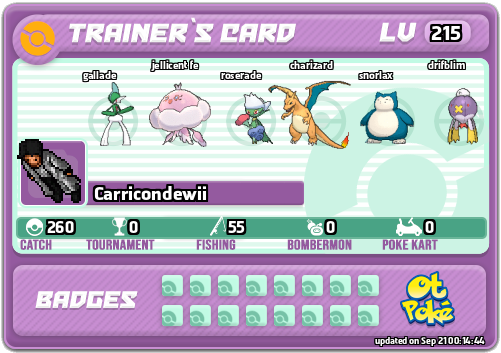 Carricondewii Card otPokemon.com