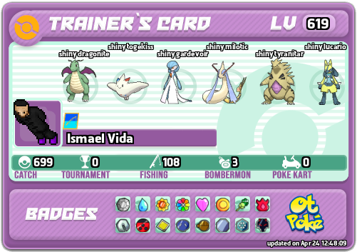 Ismael Vida Card otPokemon.com