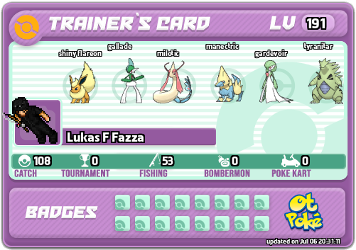 Lukas F Fazza Card otPokemon.com