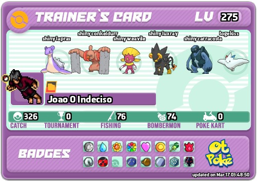 Joao O Indeciso Card otPokemon.com