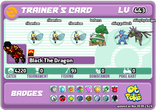 Black The Dragon Card otPokemon.com