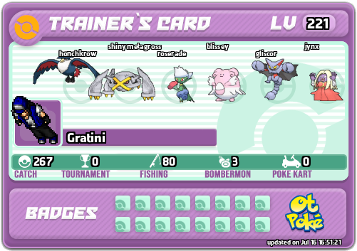 Gratini Card otPokemon.com