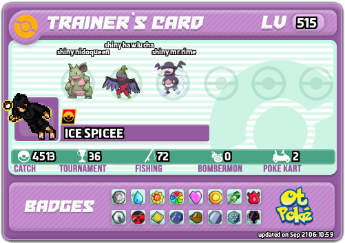 ICE SPICEE Card otPokemon.com