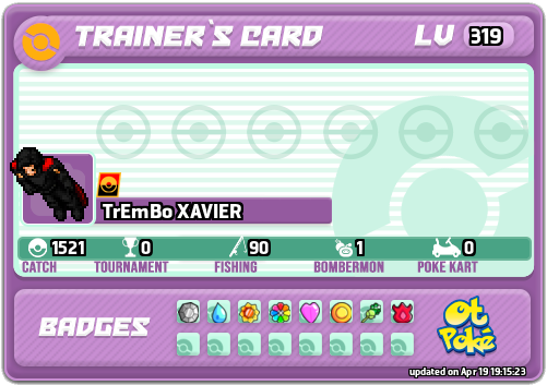 TrEmBo XAVIER Card otPokemon.com