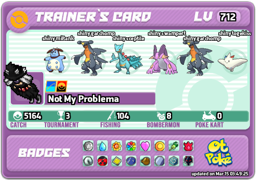 Not My Problema Card otPokemon.com