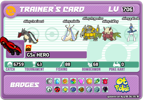 GSx HERO Card otPokemon.com