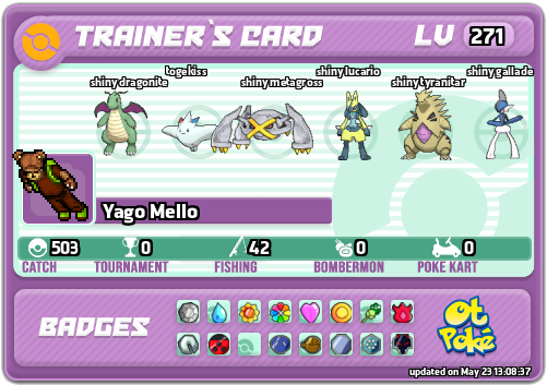 Yago Mello Card otPokemon.com
