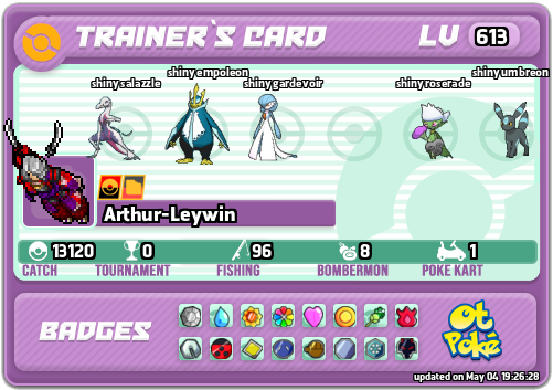 Arthur-Leywin Card otPokemon.com