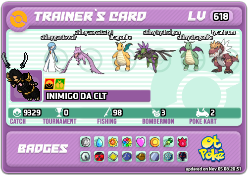 INIMIGO DA CLT Card otPokemon.com