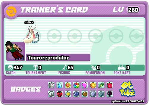 Touroreprodutor Card otPokemon.com