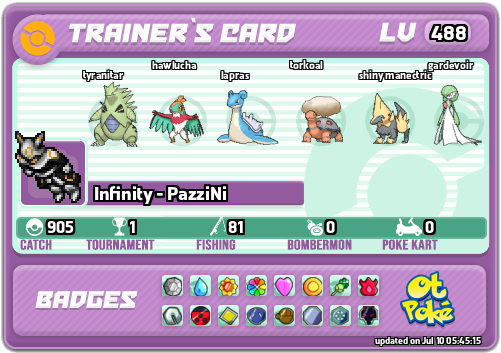 Infinity - PazziNi Card otPokemon.com