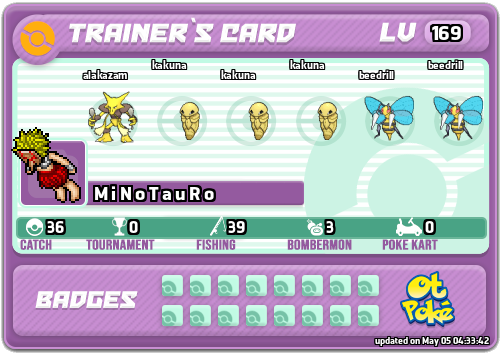 M i N o T a u R o Card otPokemon.com