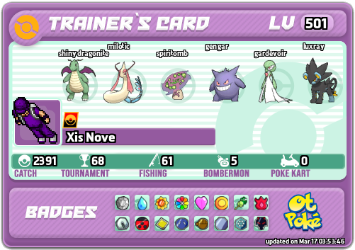 Xis Nove Card otPokemon.com