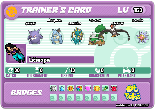 Liciaopa Card otPokemon.com