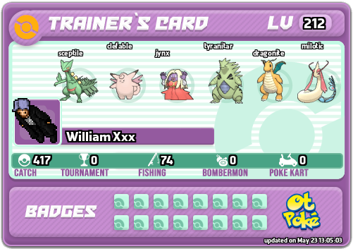 William Xxx Card otPokemon.com