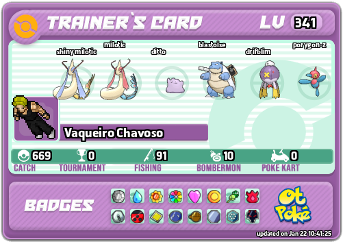 Vaqueiro Chavoso Card otPokemon.com