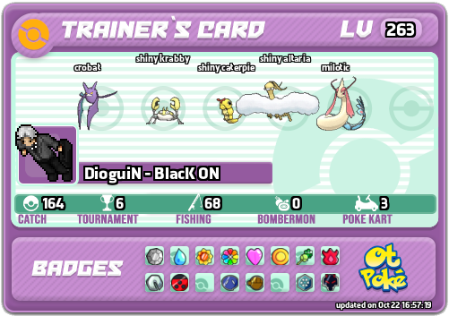 DioguiN - BlacK ON Card otPokemon.com
