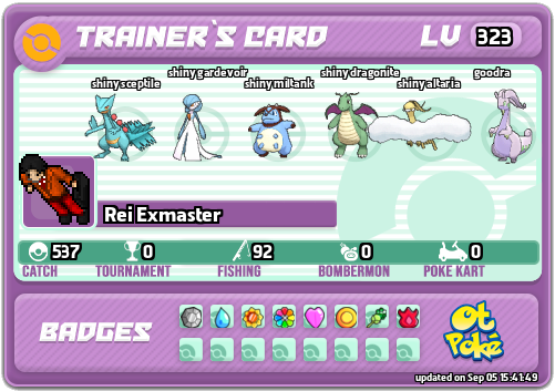 Rei Exmaster Card otPokemon.com