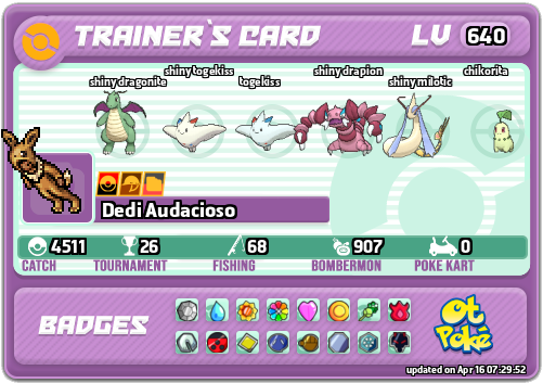 Dedi Audacioso Card otPokemon.com