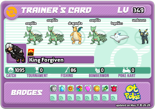 King Forgiven Card otPokemon.com